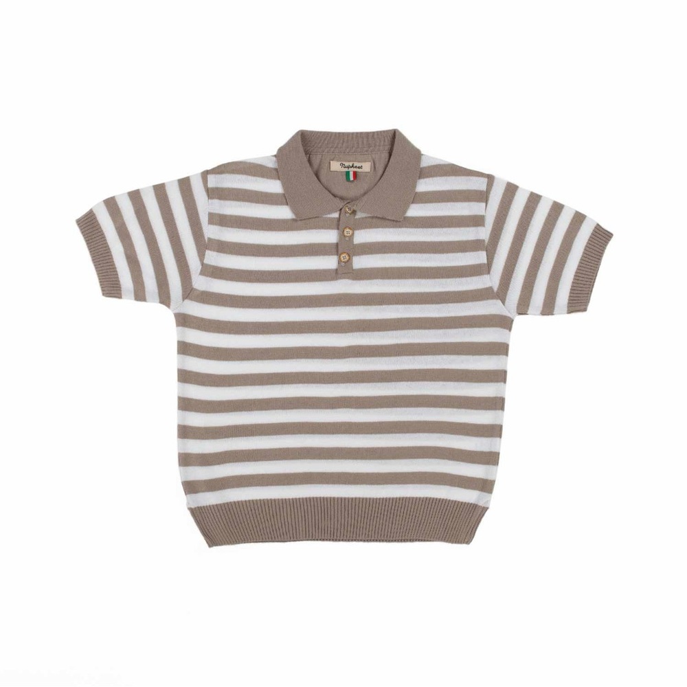 Nupkeet Stripe Knit
Polo Shirt
